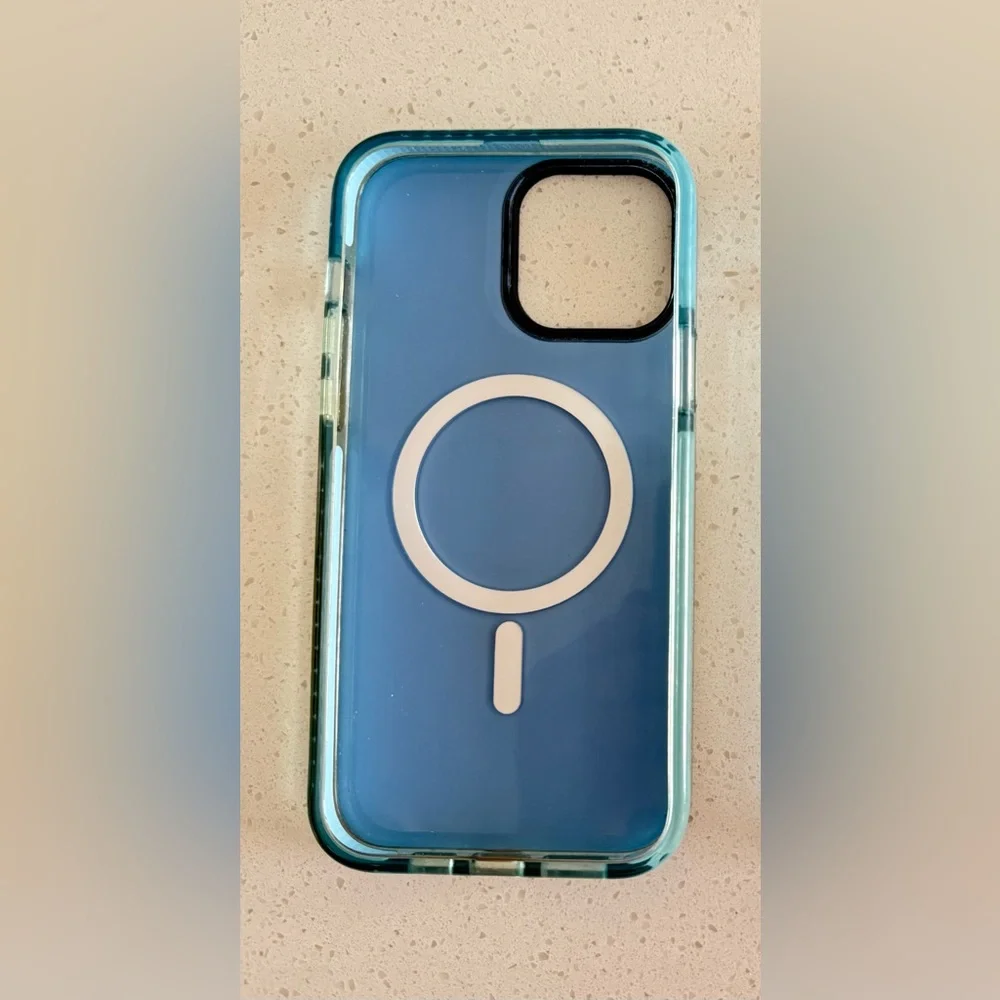 Casetify Blue Wavy Check Phone Case - Picture 2 of 2